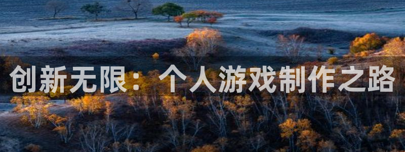 沐鸣娱乐2注册平台：创新无限：个人游戏制作之路