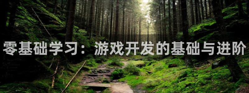 沐鸣2注册丘27337：零基础学习：游戏开发的基础与进阶